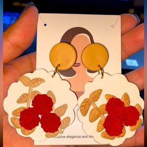 Elegant handmade earrings.